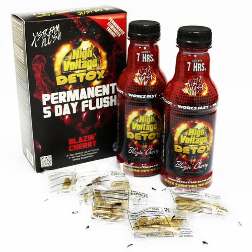 High Voltage Detox Permanent 5 Day Flush Shisha Glass