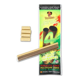 Honey Puff Organic Hemp Wrap -Juicy Pineapple (4pk) - Shisha Glass
