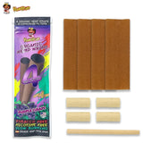 Honey Puff Organic Hemp Wrap -Purple Grape (4pk) - Shisha Glass