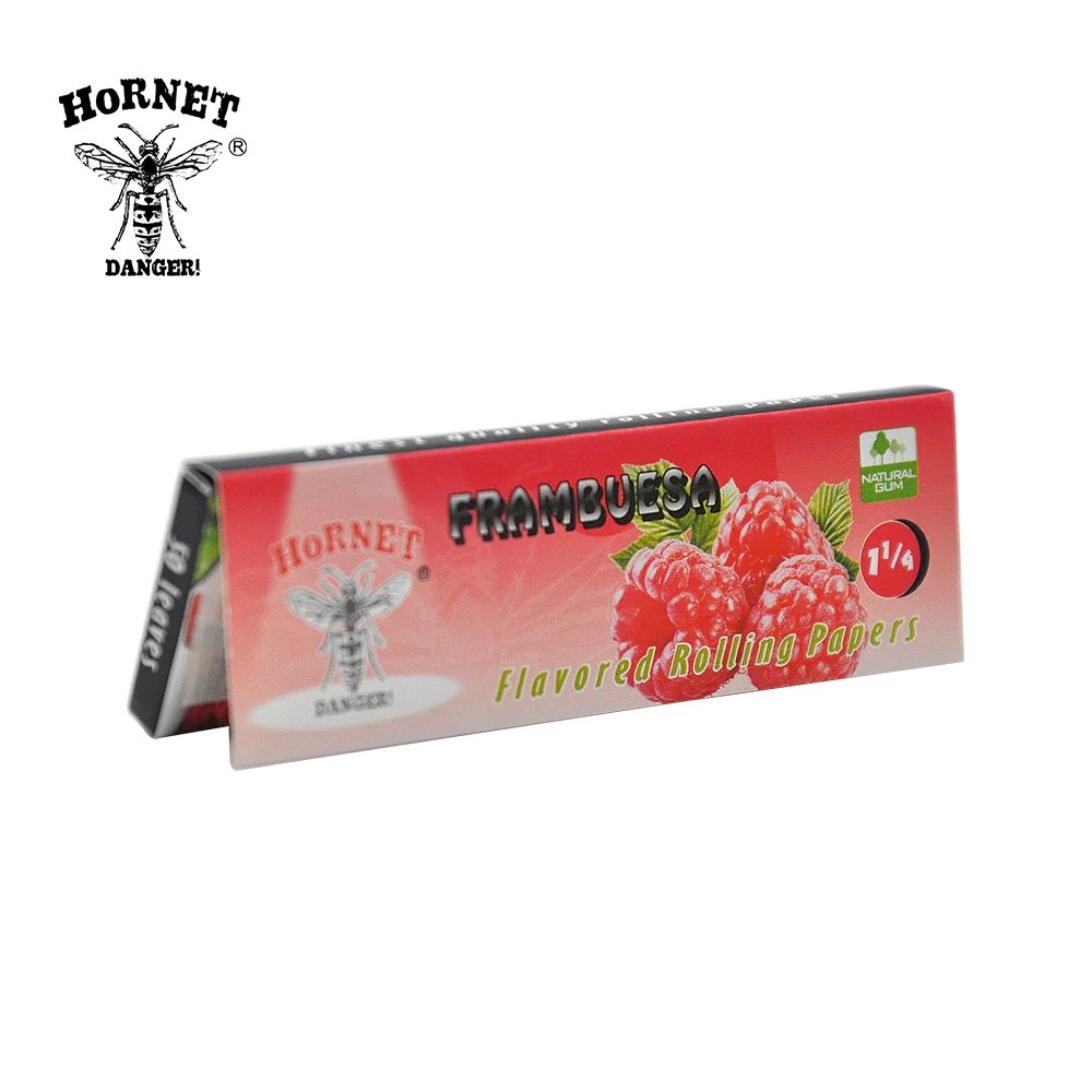 Hornet Flavored Rolling Paper 1 1/4 - Frambuesa - Shisha Glass