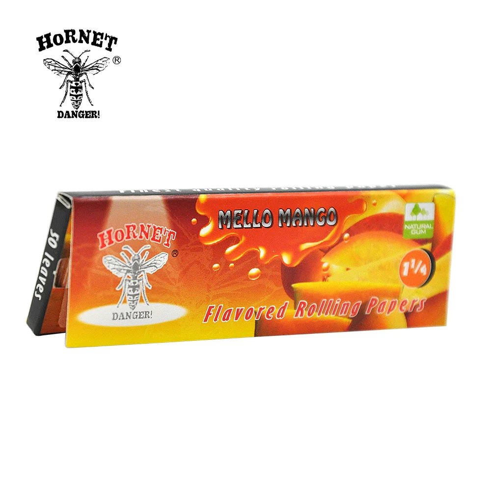 Hornet Flavored Rolling Paper 1 1/4 - Mango - Shisha Glass