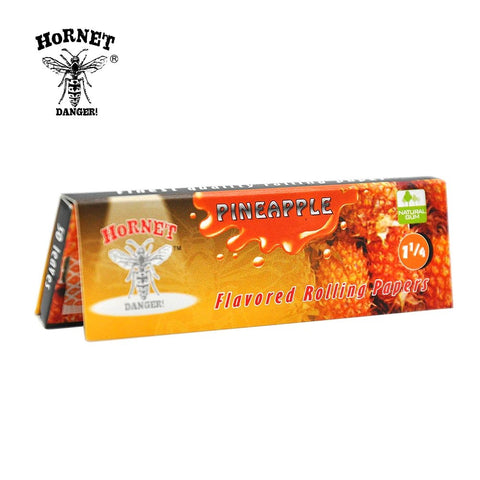 Hornet Flavored Rolling Paper 1 1/4 - Pineapple - Shisha Glass
