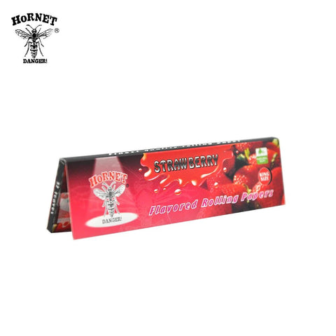 Hornet Flavored Rolling Paper King Size - Strawberry - Shisha Glass