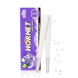 Hornet Hemp Flavor Cones Kingsize 110mm - Ice Grape | Shisha Glass