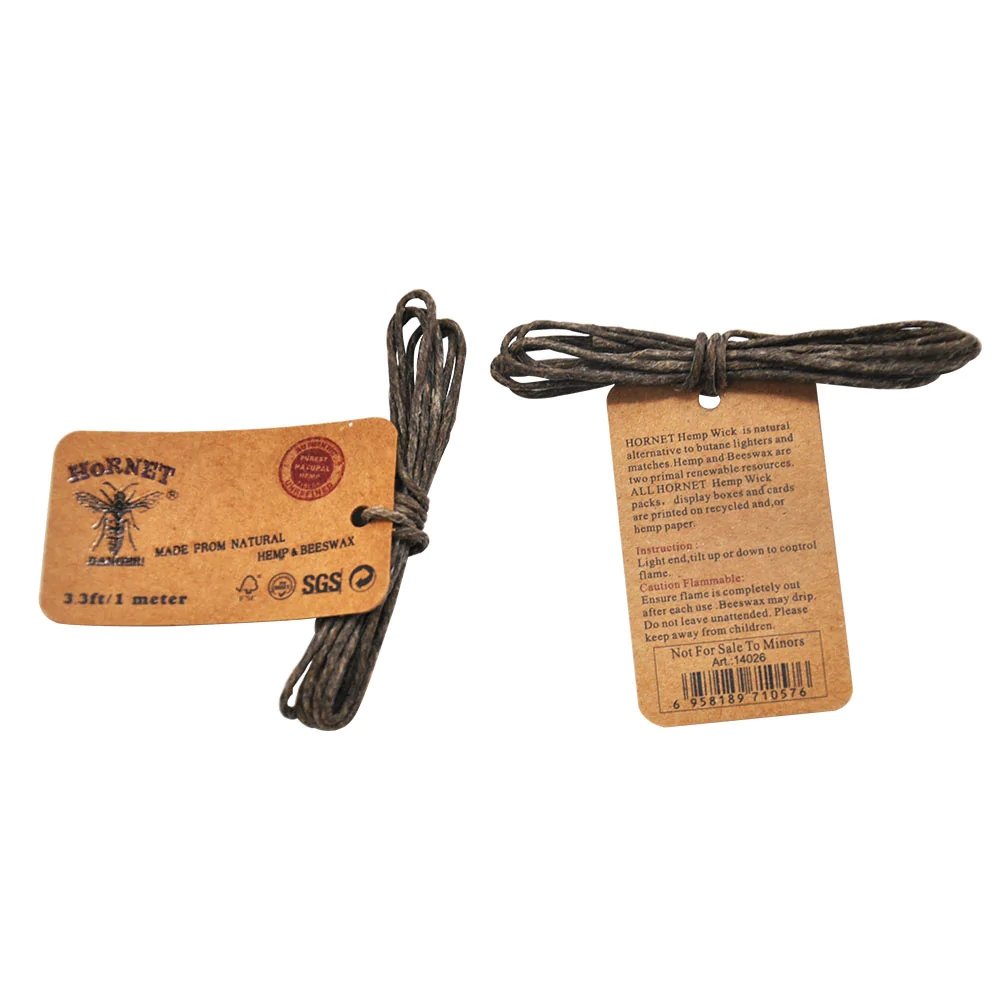 Hornet Hemp Wick 3.3ft / 1m - Shisha Glass