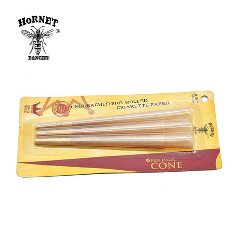 Hornet Natural Pre-Rolled Cones King Size 6pks - Shisha Glass