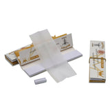Hornet Organic Hemp White King Size Slim Rolling Paper + Tips - Shisha Glass