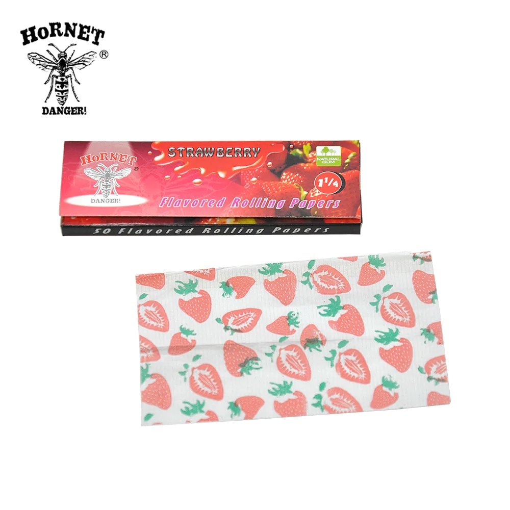 Hornet Rolling Paper 1 1/4 - Strawberry - Shisha Glass