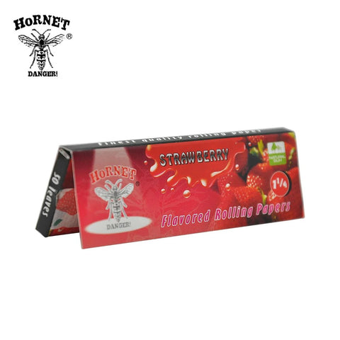 Hornet Rolling Paper 1 1/4 - Strawberry - Shisha Glass