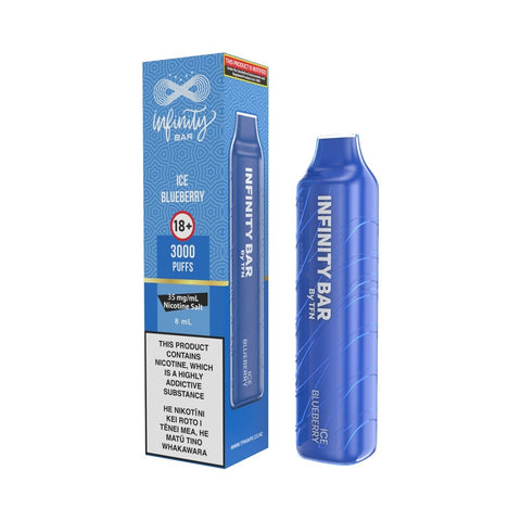 Infinity Bar Ice Blueberry Disposable Vape - Shisha Glass