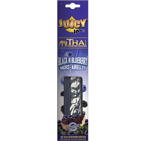 Juicy Jay's Black n Blueberry Incense Stick - Shisha Glass