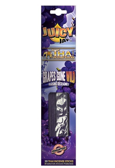 Juicy Jay's Grape Gone Wild Incense Stick - Shisha Glass