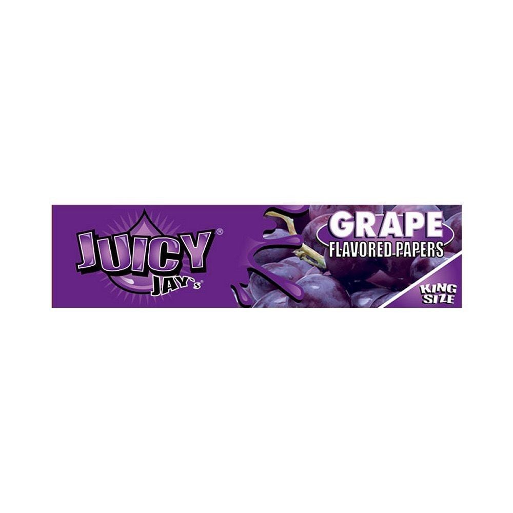 Juicy Jay's Grape King Size (Slim) Paper - Shisha Glass