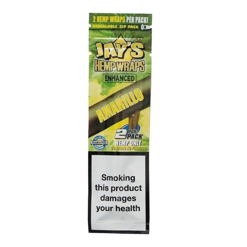 Juicy Jay's Hemp Wrap Enhanced Amarillo 2pk - Shisha Glass