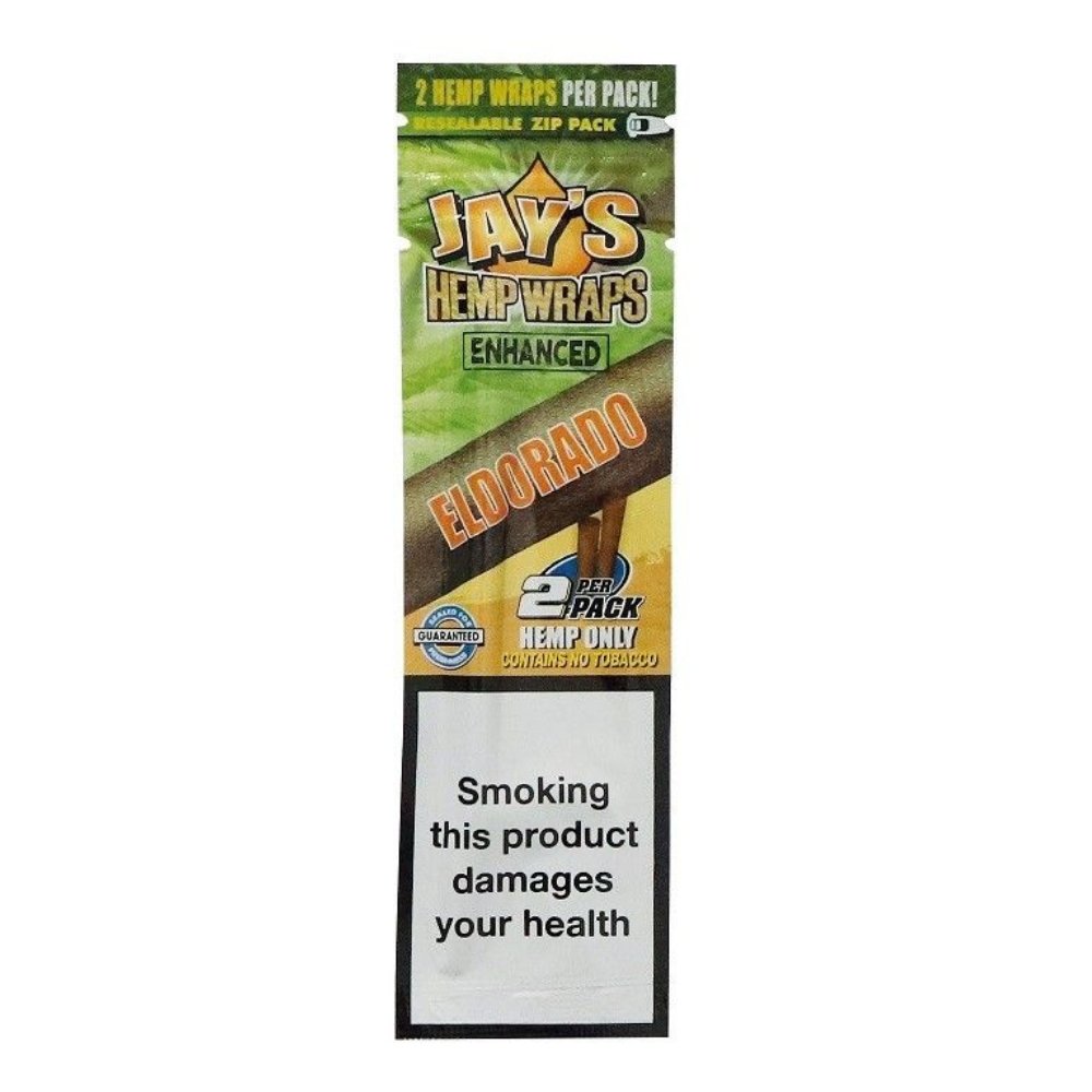 Juicy Jay's Hemp Wrap Enhanced Eldorado 2pk - Shisha Glass