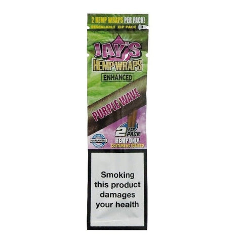 Juicy Jay's Hemp Wrap Enhanced Purple Wave 2pk - Shisha Glass