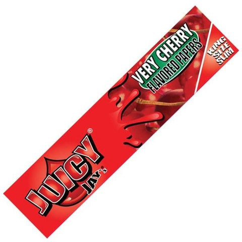 Juicy Jay's Very Cherry King Size (Slim) Paper - Shisha Glass