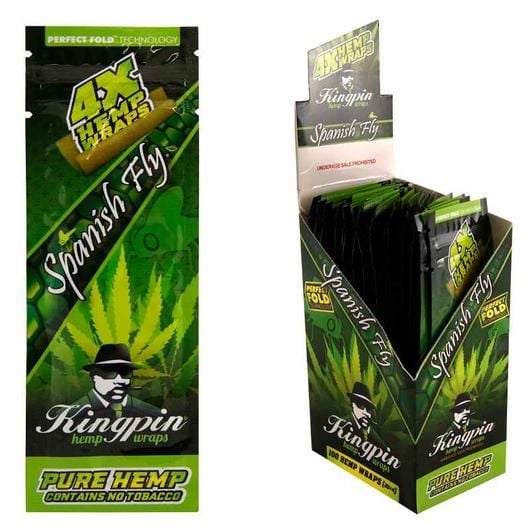 Kingpin Hemp Spanish Fly 4pk - Shisha Glass
