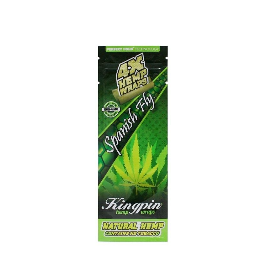 Kingpin Hemp Spanish Fly 4pk - Shisha Glass