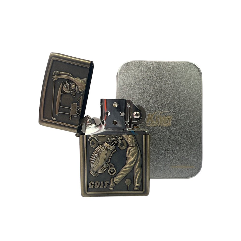 Kiwi Lighter Mr Golf | Shisha Glass