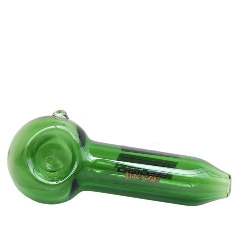 Lawless Blaze Clear Glass Weed Pipe - Shisha Glass