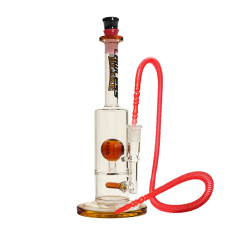 Lawless Blaze Glass Bong with Double Percolator 31cm - Shisha Glass
