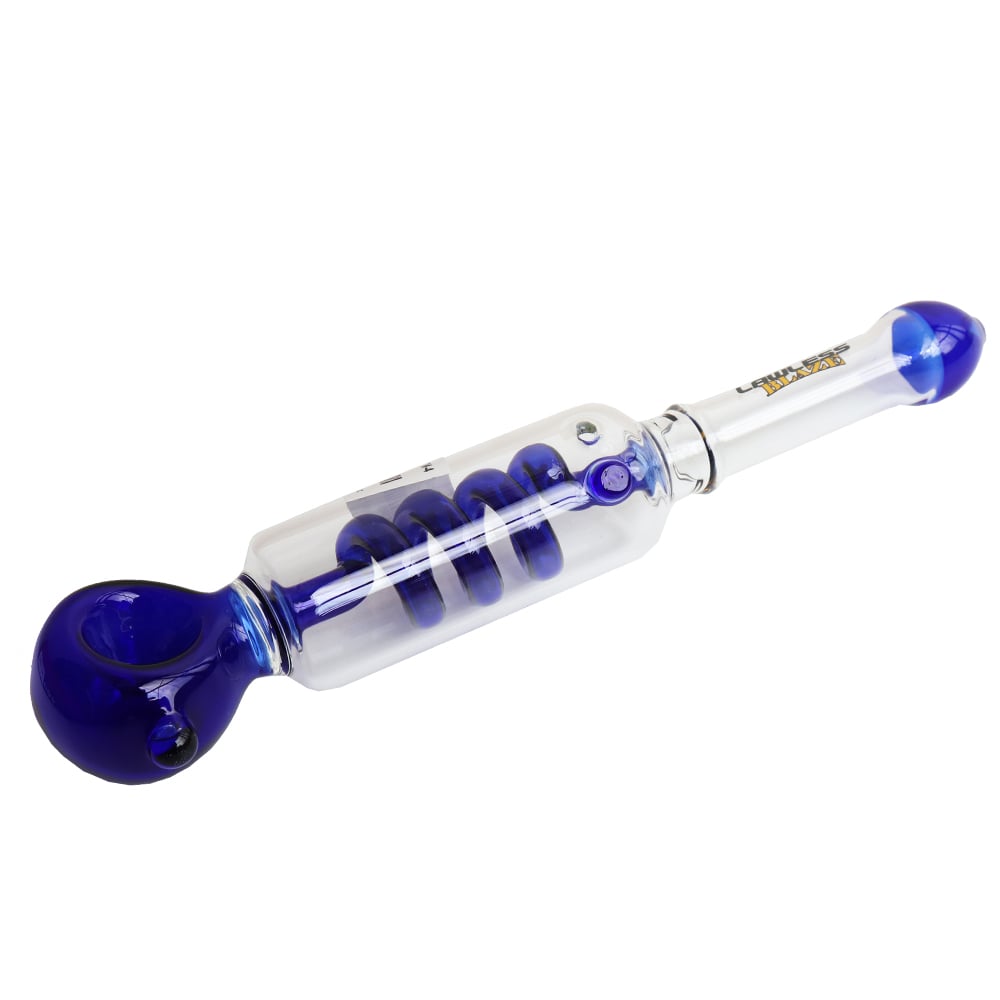 Lawless Blaze "Twister" Glass Weed Pipe - Shisha Glass
