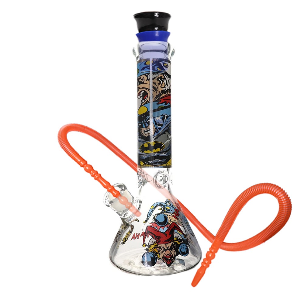 Lawless Comic Beaker Base Glass Bong With Ice Catcher 32cm - Shisha Glass