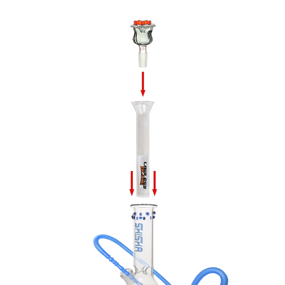 Lawless Glass Shisha Stem 14mm | Shisha Glass