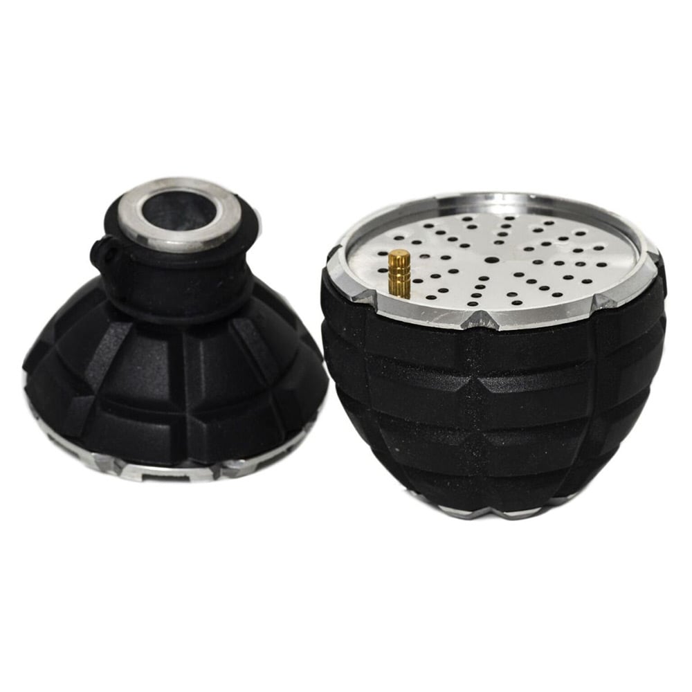 Lawless Metal Hand Grenade Shape Hookah Bowl | Shisha Glass
