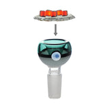 Magic Ball Glass Shisha Bowl JL217GC | Shisha Glass