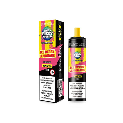 Mega Bar Ice Berry Lemonade Disposable Vape - Shisha Glass