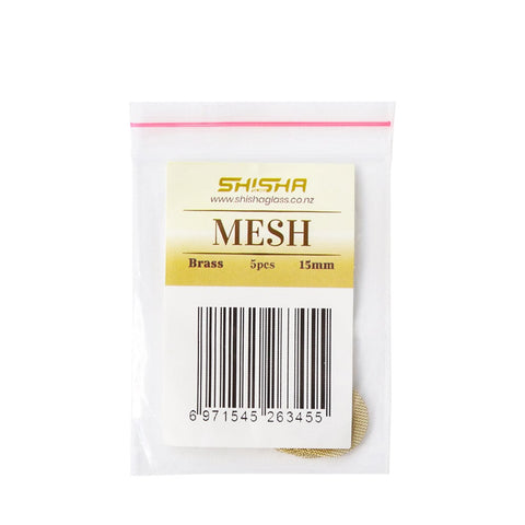 Mesh Brass 15mm 5 pieces | Shisha Glass