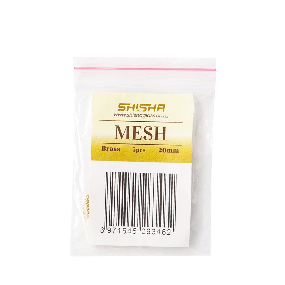 Mesh Brass 20mm 5 pieces | Shisha Glass