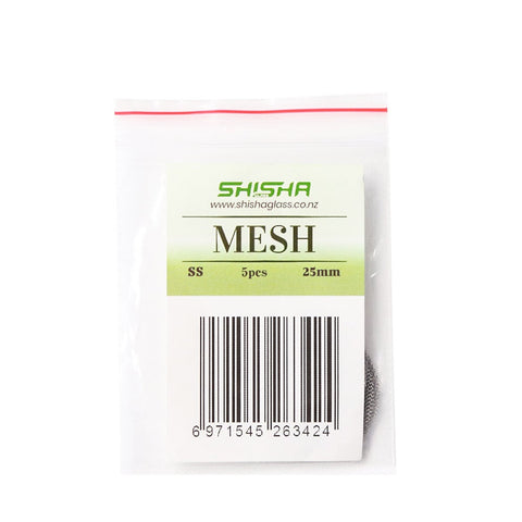 Mesh Stainless Steel 25mm 5 pieces - Shisha Glass