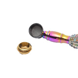 Metal Detachable Glossy Premium Weed Pipe 12cm - Shisha Glass