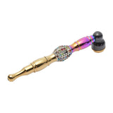 Metal Detachable Glossy Premium Weed Pipe 12cm - Shisha Glass