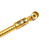 Metal Dokha Weed Pipe With Pattern 8cm - Shisha Glass