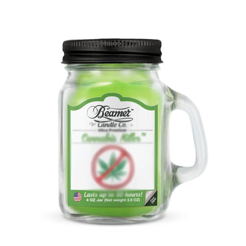 Mini Odor Killer 4 oz (120 ml) Candle - Shisha Glass
