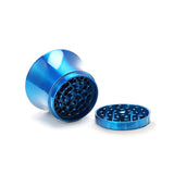 NBT Aluminum Flat Cone Herb Grinder 78mm 4xParts - Shisha Glass