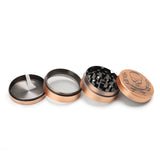 NBT Aluminum Skeleton Herb Grinder 63mm 4xParts - Shisha Glass
