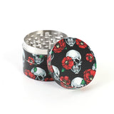 NBT Aluminum Skull Flower Grinder 50mm 4xParts | Shisha Glass