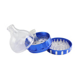 NBT Bottle Shape Herb Grinder 3xParts - Shisha Glass