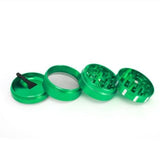 NBT Coloured Herb Grinder 62mm 4xParts - Shisha Glass