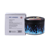 NBT Metal FLAME Herb Grinder 63mm 4xParts - Shisha Glass