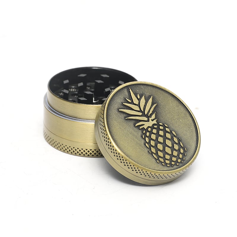 NBT Metal Hand Pine Weed Grinder 40mm 3xParts - Shisha Glass