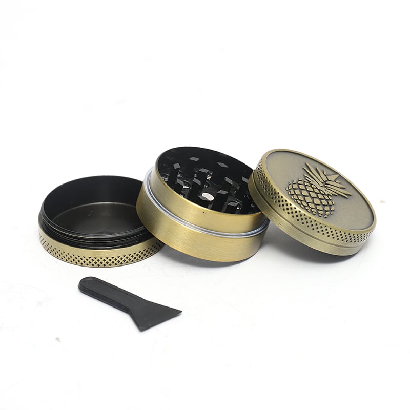 NBT Metal Hand Pine Weed Grinder 40mm 3xParts - Shisha Glass