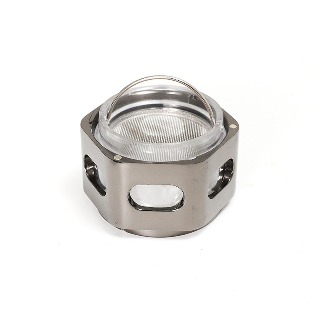 NBT Metal Hexagon Weed Grinder 60mm 4xParts - Shisha Glass