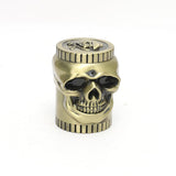 NBT Metal Smiling Skull Weed Grinder 53mm 3xParts - Shisha Glass