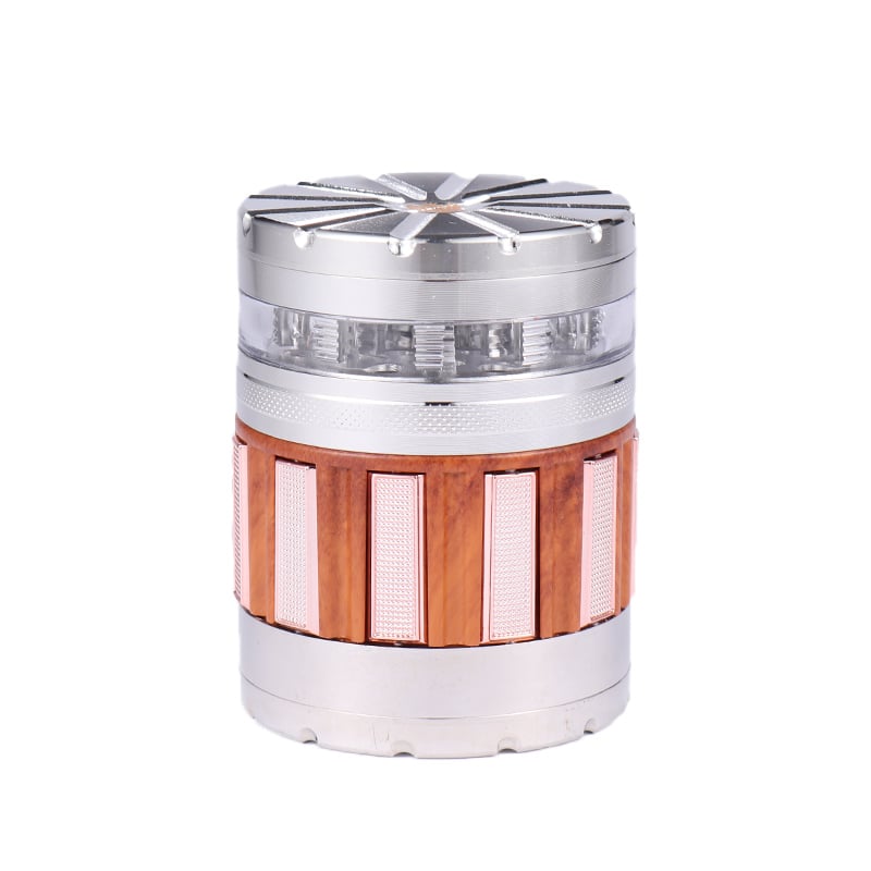 NBT Metal WHEEL Weed Grinder 63mm 4xParts - Shisha Glass